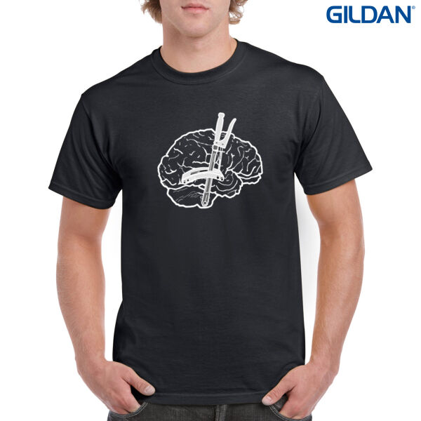 Brain brake - Mens Heavy Cotton T-Shirt Thumbnail