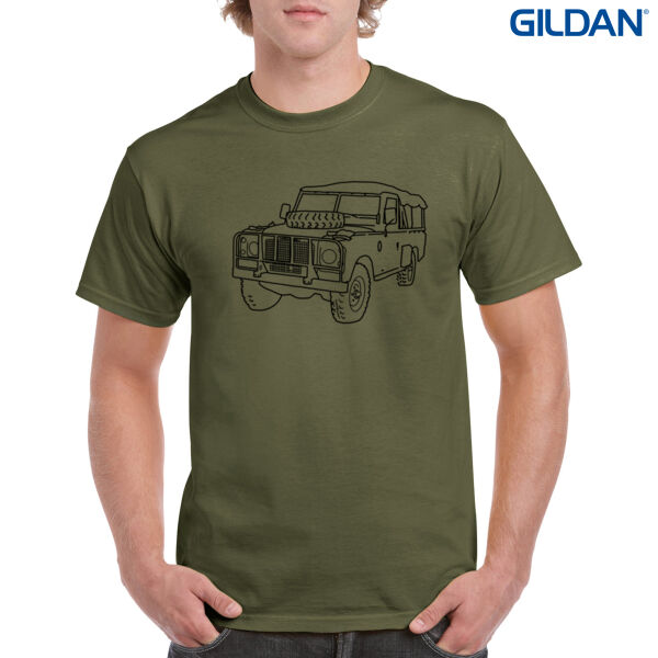 Tommy three quarter - Mens Heavy Cotton T-Shirt Thumbnail