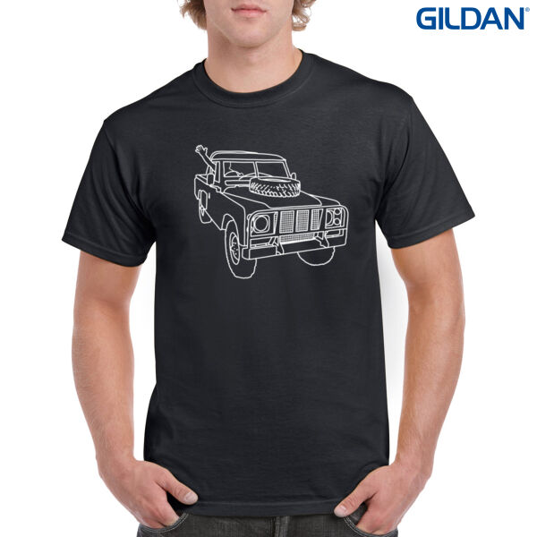 Wave - Mens Heavy Cotton T-Shirt Thumbnail