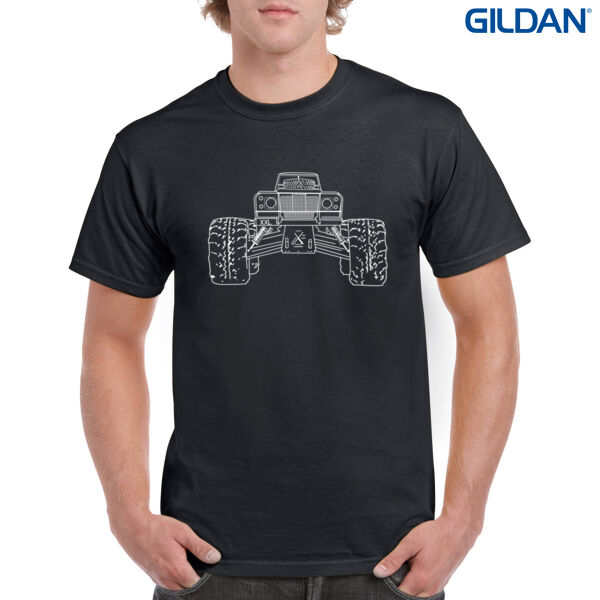 Monster - Mens Heavy Cotton T-Shirt Thumbnail